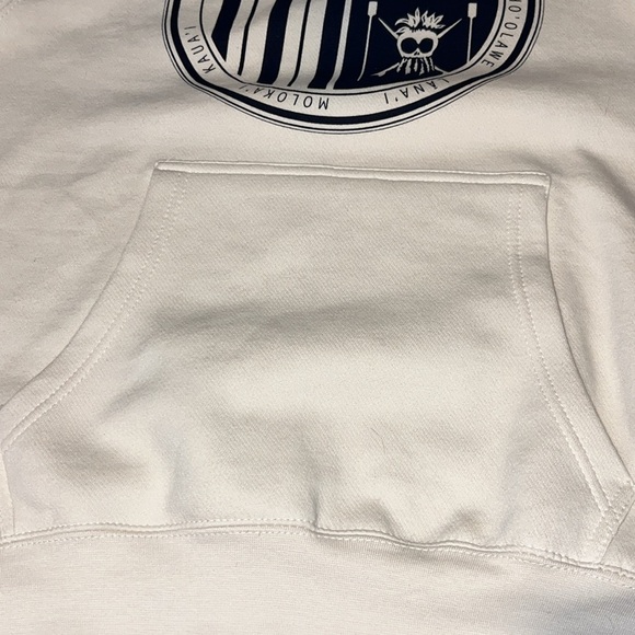 Quick Silver Womens Beige Hawaiian Graphic Pullover Hoodie Size Medium - Picture 9 of 12